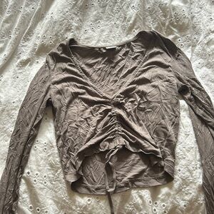 best tie front long sleeve